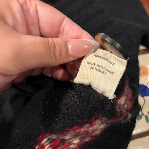 SHRUNKEN - AMBLE CARDIGAN SWEATER -- OSLO FAIR ISLE - Picture 6 of 12